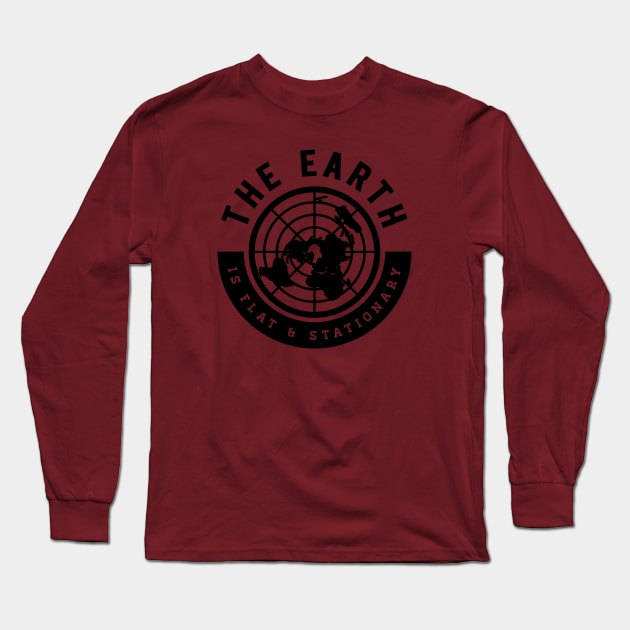 Flat Earth Open your Eyes Long Sleeve T-Shirt by VeesTees